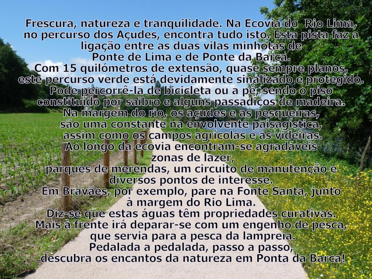 Apartament Casa Do Rio Ponte da Barca Zewnętrze zdjęcie